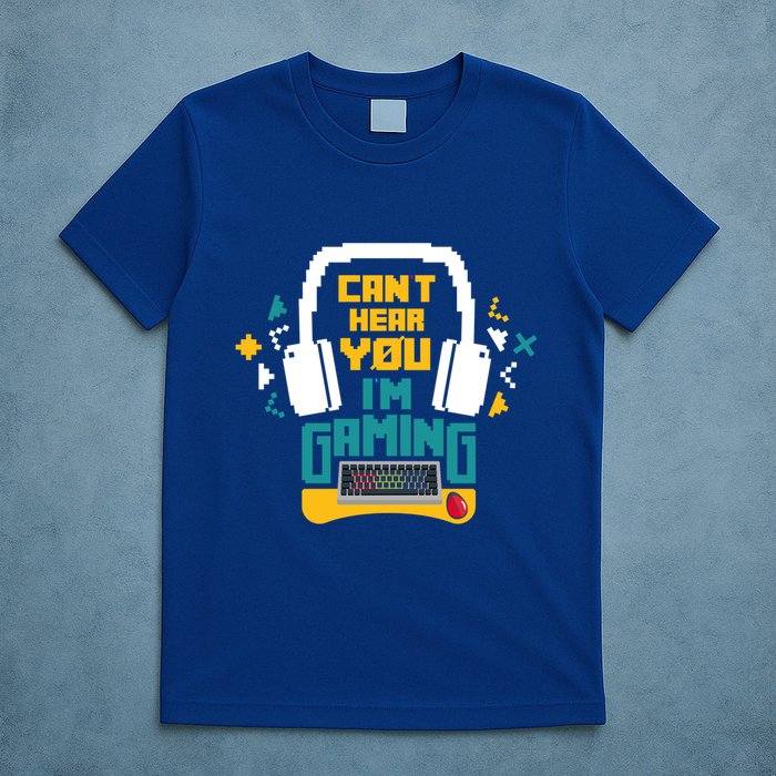 I CanT Hear You IM Gaming Pc Gamers Themed Gift T-Shirt