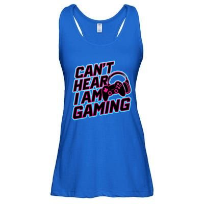 I Can’T Hear I Am Gaming Gamer Game Lover Gift Ladies Essential Flowy Tank