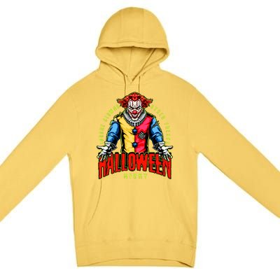 Insane Clowns Halloween Night Creepy Clown Premium Pullover Hoodie