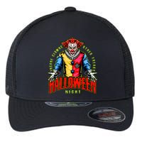 Insane Clowns Halloween Night Creepy Clown Flexfit Unipanel Trucker Cap