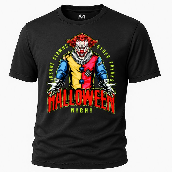 Insane Clowns Halloween Night Creepy Clown Cooling Performance Crew T-Shirt