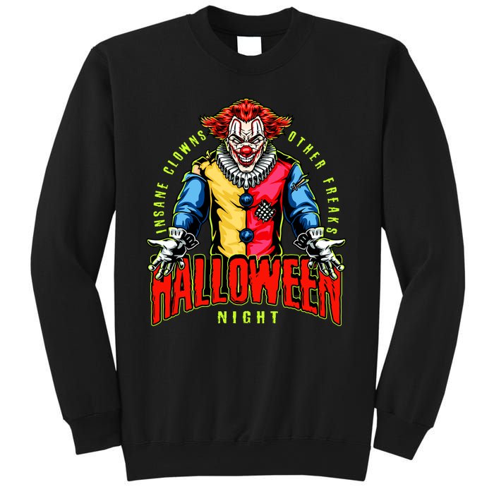 Insane Clowns Halloween Night Creepy Clown Sweatshirt