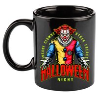 Insane Clowns Halloween Night Creepy Clown 11oz C Handle Ceramic Mug