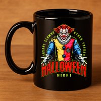 Insane Clowns Halloween Night Creepy Clown 11oz C Handle Ceramic Mug