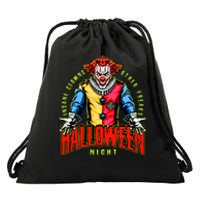 Insane Clowns Halloween Night Creepy Clown Drawstring Bag