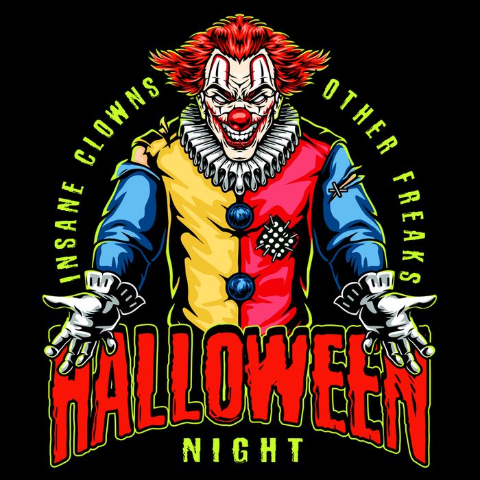 Insane Clowns Halloween Night Creepy Clown Baby Bodysuit