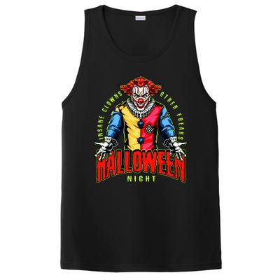 Insane Clowns Halloween Night Creepy Clown PosiCharge Competitor Tank