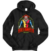 Insane Clowns Halloween Night Creepy Clown Tie Dye Hoodie