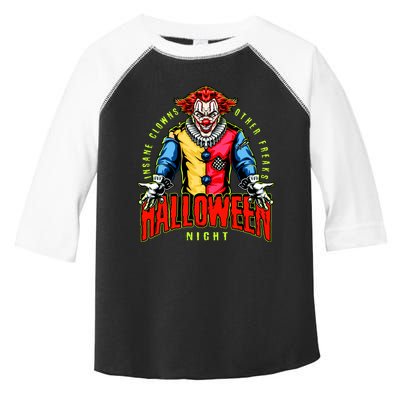 Insane Clowns Halloween Night Creepy Clown Toddler Fine Jersey T-Shirt