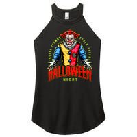 Insane Clowns Halloween Night Creepy Clown Women's Perfect Tri Rocker Tank