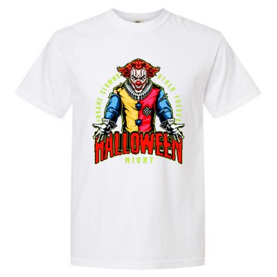 Insane Clowns Halloween Night Creepy Clown Garment-Dyed Heavyweight T-Shirt