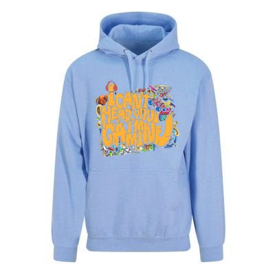 I Cant Hear You Im Gaming Unisex Surf Hoodie