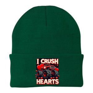 I Crush Hearts Valentines Day Knit Cap Winter Beanie