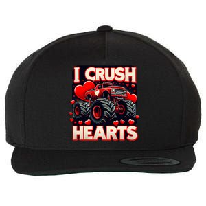 I Crush Hearts Valentines Day Wool Snapback Cap