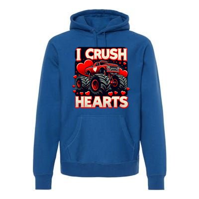 I Crush Hearts Valentines Day Premium Hoodie