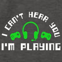 I Cant Hear You I Am Playing Gaming Headset Cute Gift Vector Backpack
