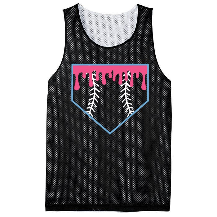 Ice Cream Home Plate Baseball Drip Mesh Reversible Basketball Jersey Tank