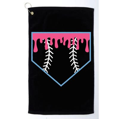 Ice Cream Home Plate Baseball Drip Golf Towel
