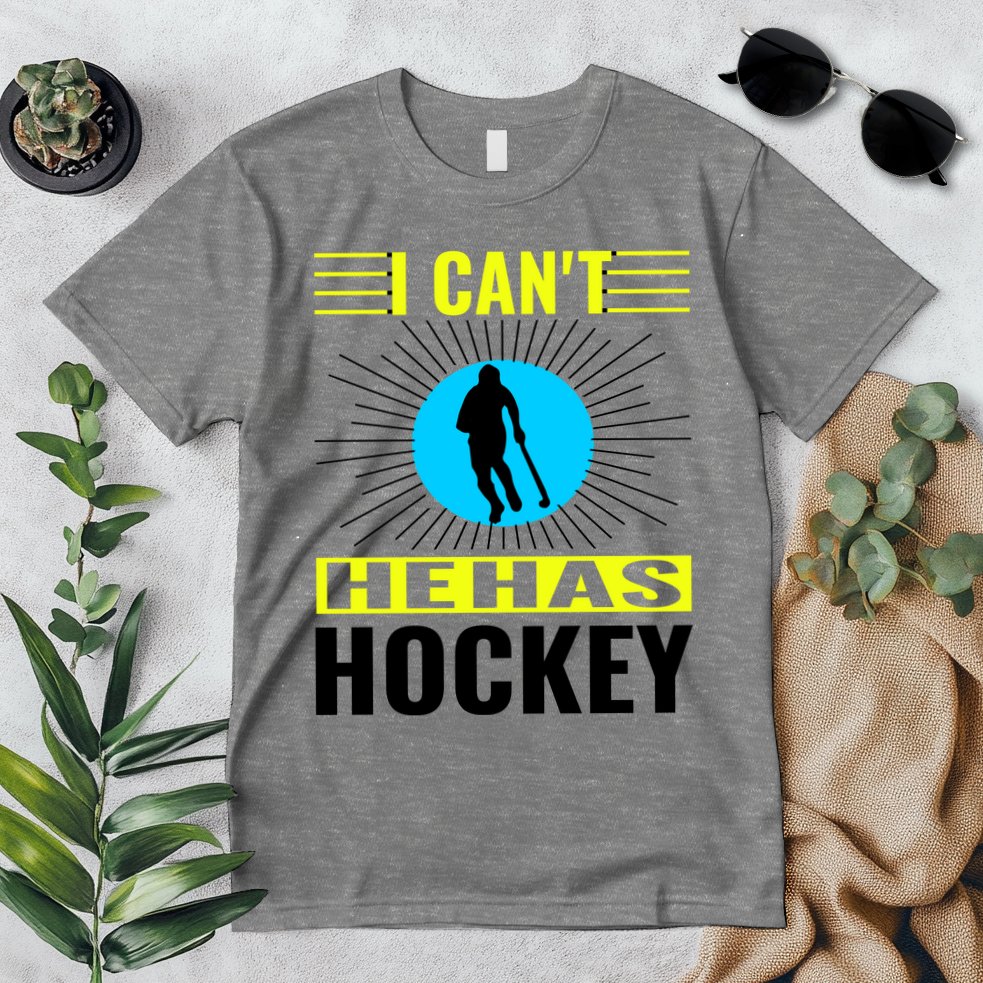 I Cant He Has Hockey Premium T-Shirt
