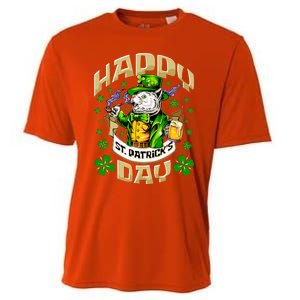 Irish Cat Happy St Patricks Day Meaningful Gift Cooling Performance Crew T-Shirt