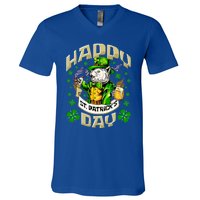 Irish Cat Happy St Patricks Day Meaningful Gift V-Neck T-Shirt