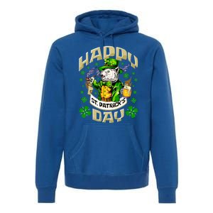 Irish Cat Happy St Patricks Day Meaningful Gift Premium Hoodie