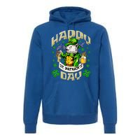 Irish Cat Happy St Patricks Day Meaningful Gift Premium Hoodie