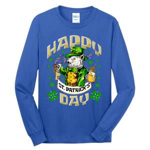 Irish Cat Happy St Patricks Day Meaningful Gift Tall Long Sleeve T-Shirt