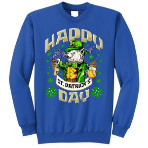 Irish Cat Happy St Patricks Day Meaningful Gift Tall Sweatshirt