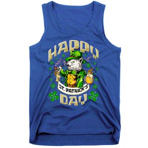 Irish Cat Happy St Patricks Day Meaningful Gift Tank Top