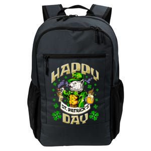 Irish Cat Happy St Patricks Day Meaningful Gift Daily Commute Backpack