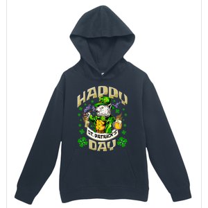 Irish Cat Happy St Patricks Day Meaningful Gift Urban Pullover Hoodie