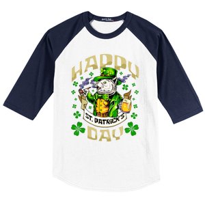 Irish Cat Happy St Patricks Day Meaningful Gift Baseball Sleeve Shirt