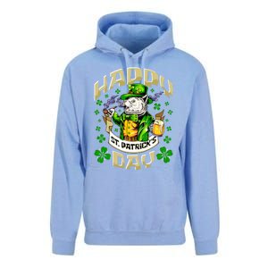 Irish Cat Happy St Patricks Day Meaningful Gift Unisex Surf Hoodie