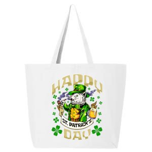 Irish Cat Happy St Patricks Day Meaningful Gift 25L Jumbo Tote