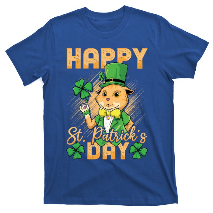 Irish Cat Happy St Patricks Day Cute Gift T-Shirt