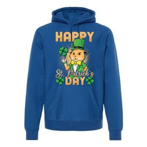 Irish Cat Happy St Patricks Day Cute Gift Premium Hoodie