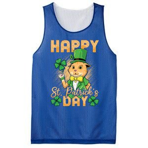 Irish Cat Happy St Patricks Day Cute Gift Mesh Reversible Basketball Jersey Tank