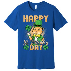 Irish Cat Happy St Patricks Day Cute Gift Premium T-Shirt