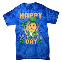 Irish Cat Happy St Patricks Day Cute Gift Tie-Dye T-Shirt