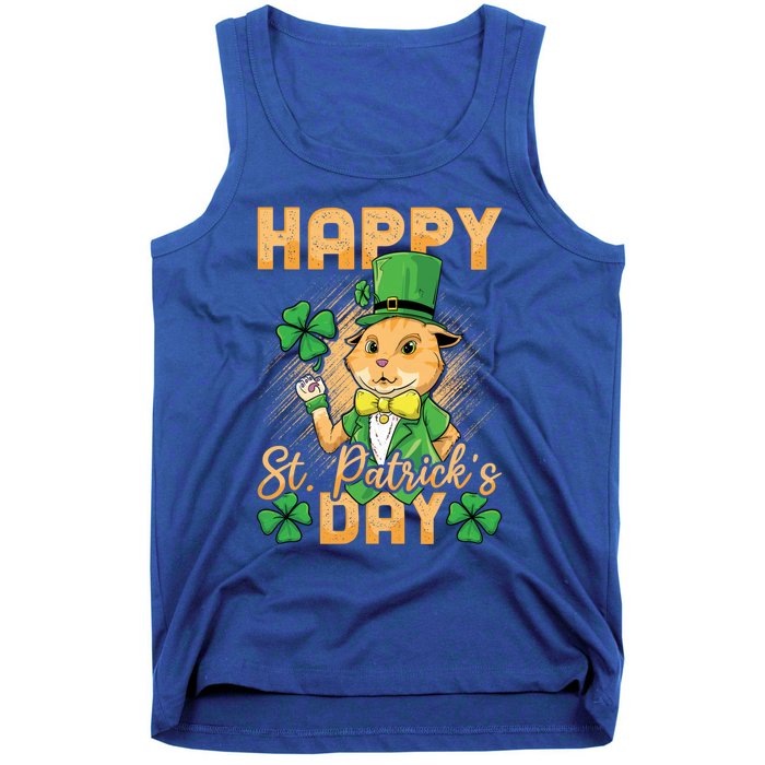 Irish Cat Happy St Patricks Day Cute Gift Tank Top