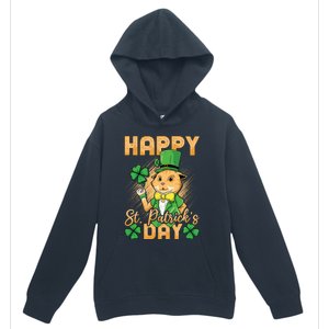 Irish Cat Happy St Patricks Day Cute Gift Urban Pullover Hoodie