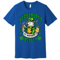 Irish Cat Happy St Patricks Day Gift Premium T-Shirt