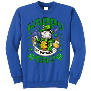 Irish Cat Happy St Patricks Day Gift Tall Sweatshirt