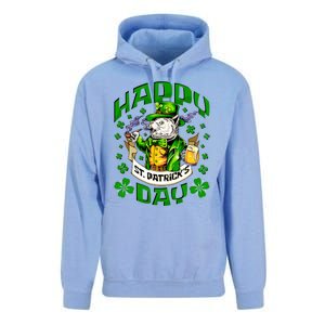 Irish Cat Happy St Patricks Day Gift Unisex Surf Hoodie