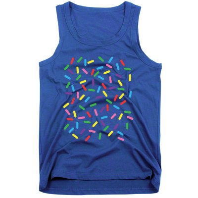 Ice Cream Halloween DIY Costume Rainbow Sprinkles Donut Tank Top