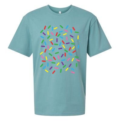 Ice Cream Halloween DIY Costume Rainbow Sprinkles Donut Sueded Cloud Jersey T-Shirt