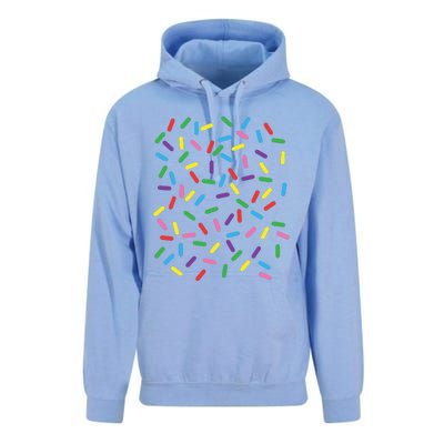 Ice Cream Halloween DIY Costume Rainbow Sprinkles Donut Unisex Surf Hoodie