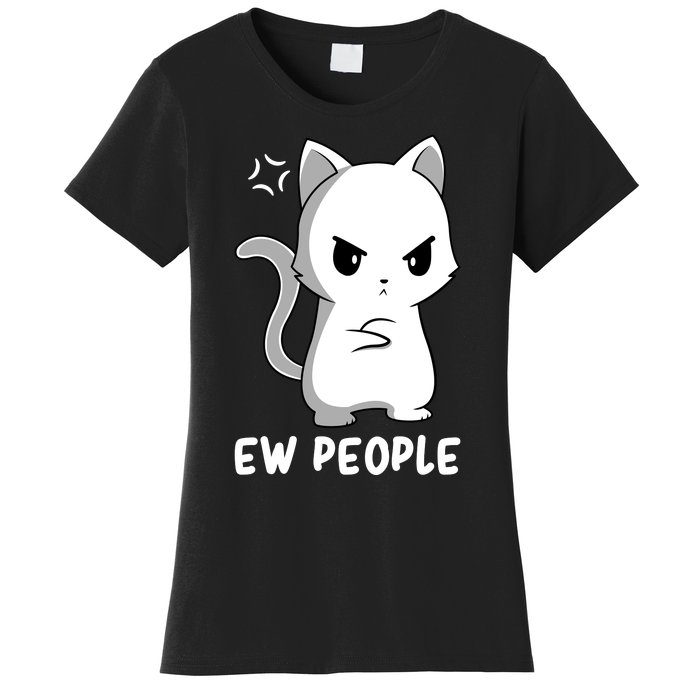 Introvert Cat Humor Antisocial Sarcasm Women's T-Shirt