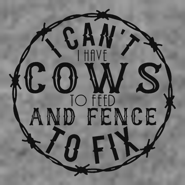 I CanT Have Cows To Feed And Fence To Fix Farmer 7-Panel Snapback Hat